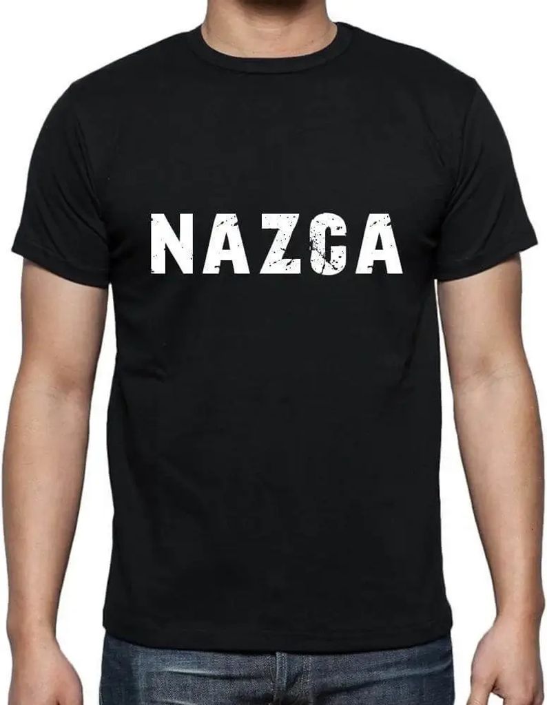 Herren Grafik T-Shirt Nazca Öko-Verantwortlich Vintage Jahrgang Kurzarm Lustige Druck Geburtstag Geschenk Mann