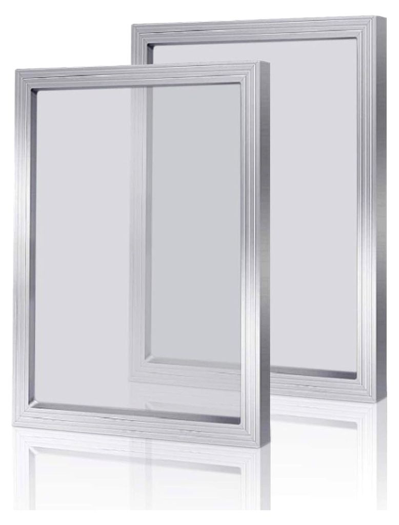 Aluminium Siebdruckrahmen mit 43T/110 weißem Netz, für Siebdruck, 20,3 x 25,4 cm, 2 Stück