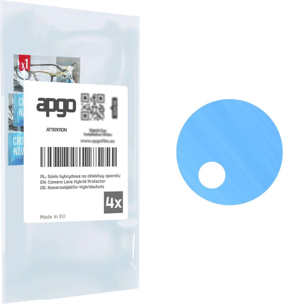 apgo 4 Stück Hybrid Kameraschutz, Kamera-Schutzglas kompatibel mit Vivo Pad Air, Linsenschutz, 9H Härte, Schutz für Kameraobjektiv, Anti-Kratzer...