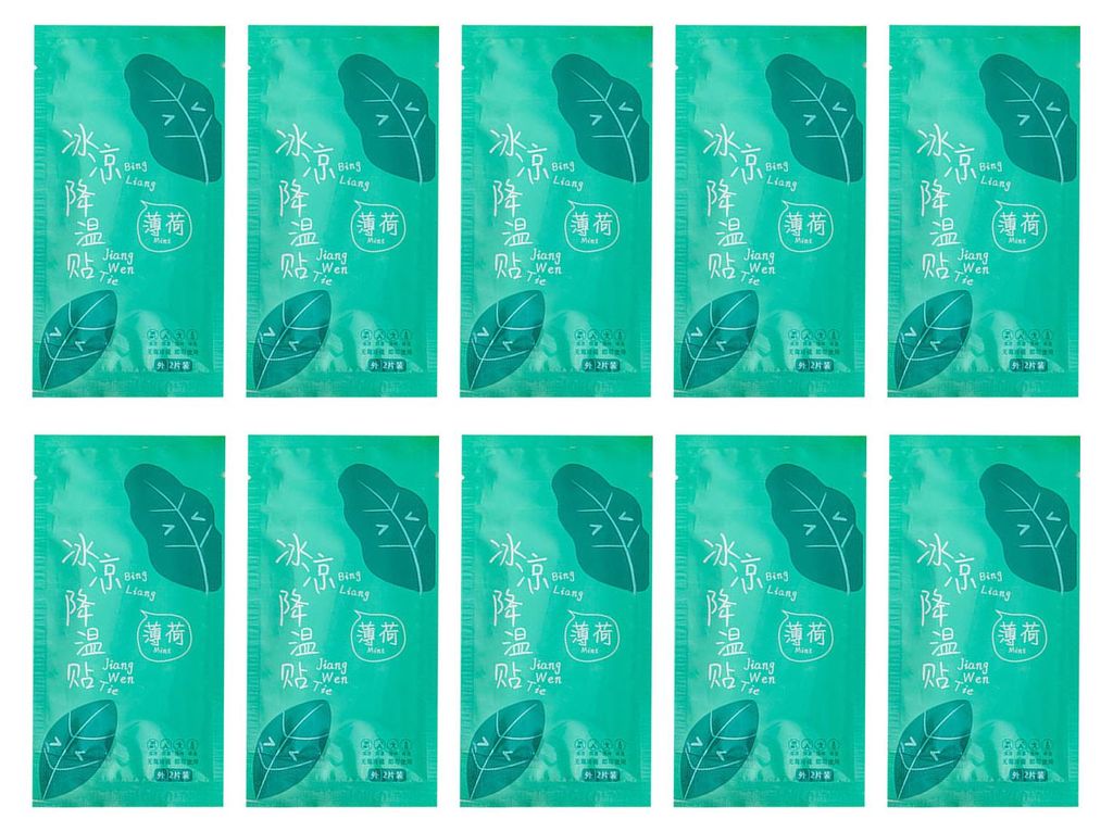 10 Stück Kühlpflaster, schnell kühlend, tragbar, weiche Produktbild 