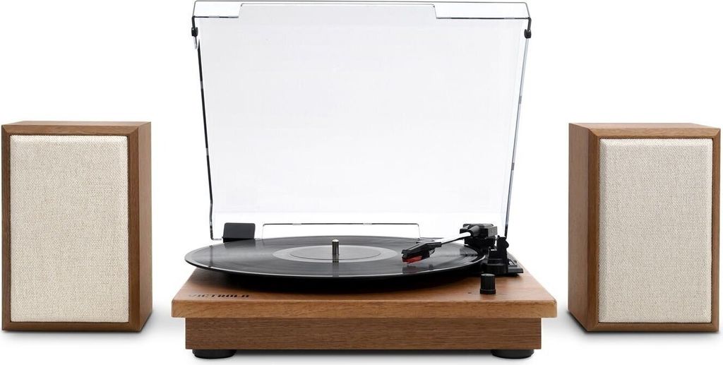 Victrola VM-135-OAK-INT Platine Montauk avec haut-parleurs Image du produit 
