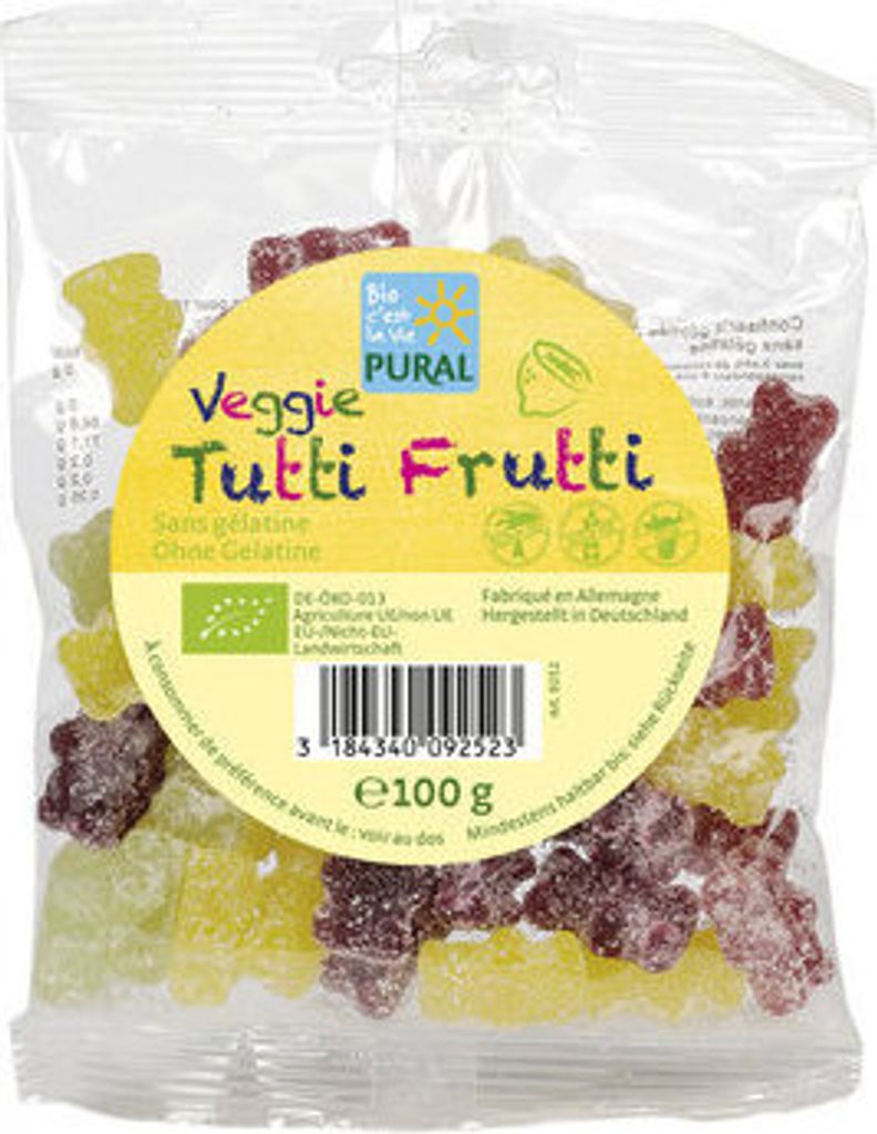Tutti Frutti Fruchtgummi - ohne Gelatine 100g