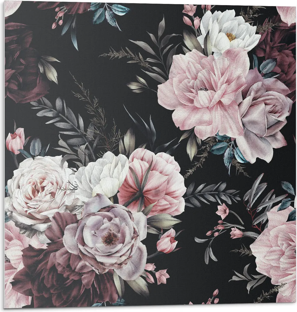 Piastrelle Autoadesive 3D Floreali 50x50cm - Vinile PVC Cucina Bagno