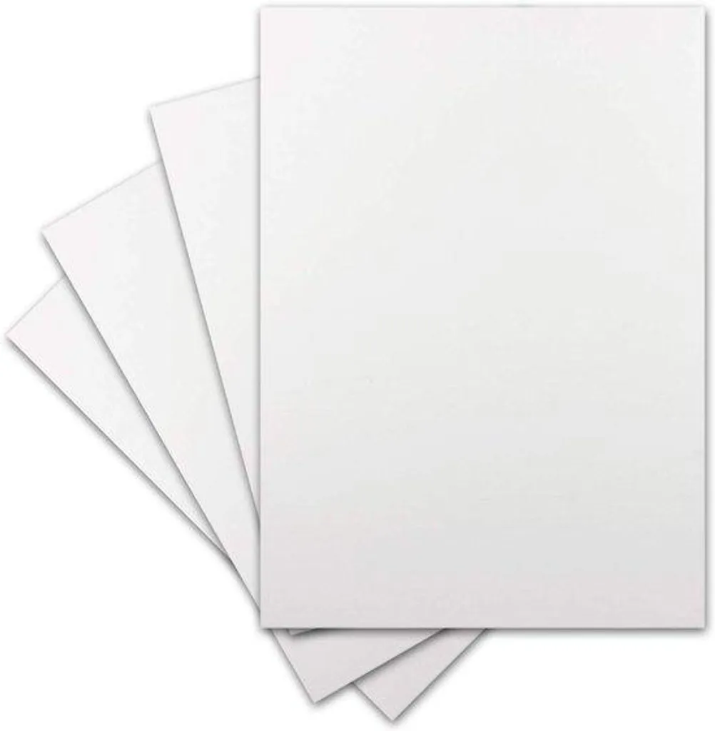 Bloc de papier créatif A4 ligné blanc 60 feuilles pour loisirs créatifs