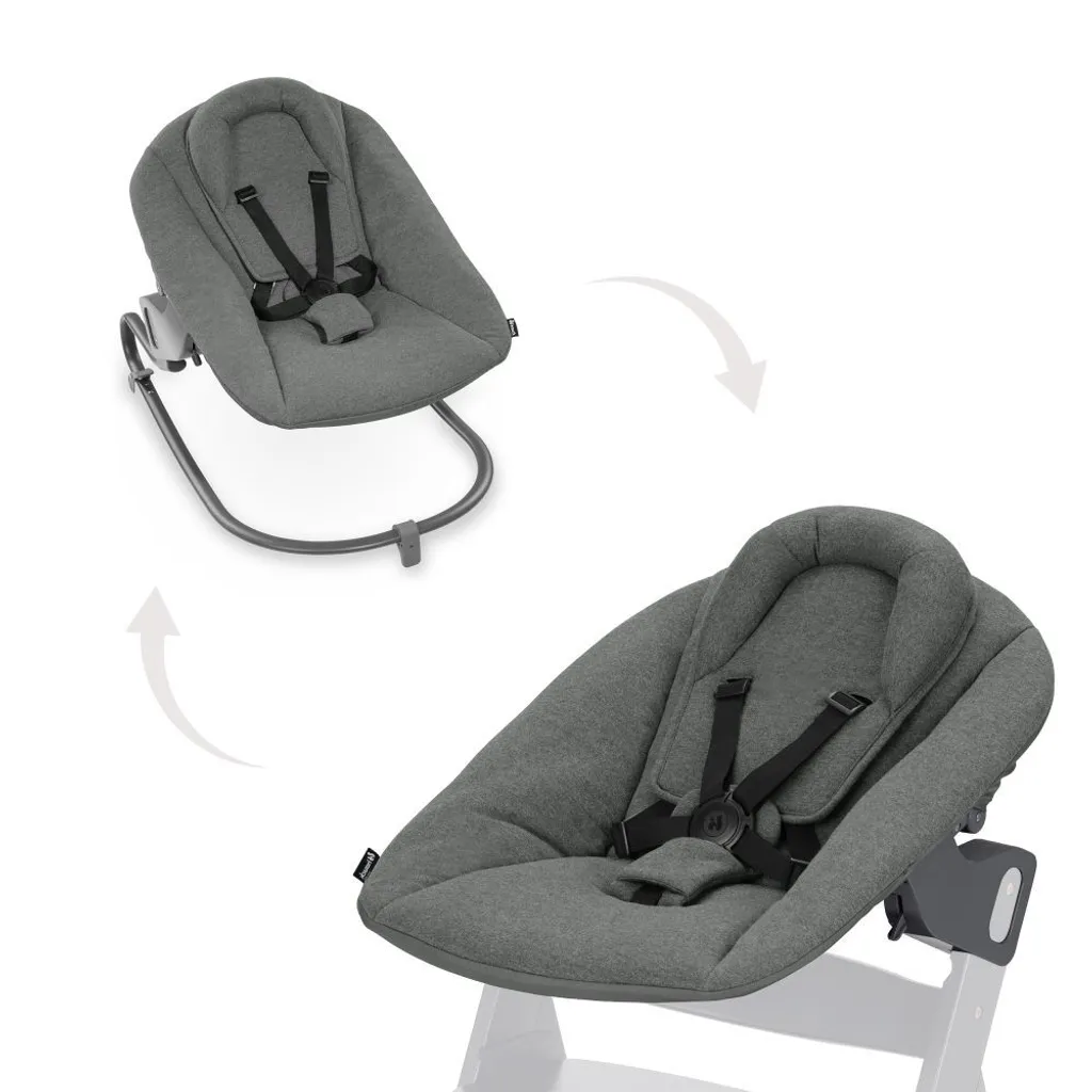 Hauck Bouncer 2in1 Premium : Transat pour Repas et Repos du Nouveau-né