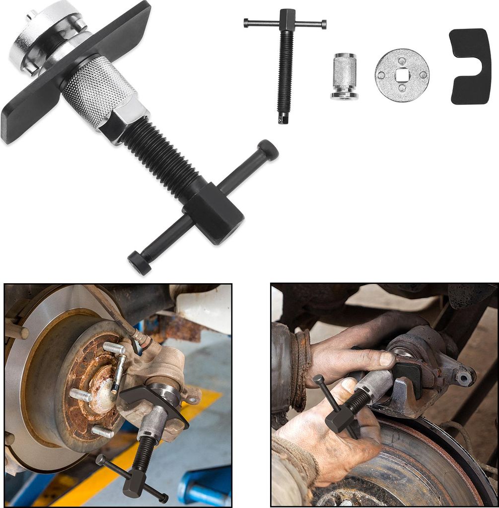 XINZI Universal Bremskolbenrücksteller Bremskolbenrücksetzer Vorderachse Hinterachse mit extra Lange Spindel