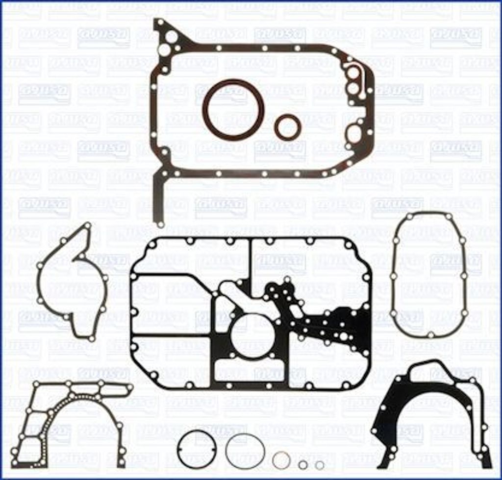 AJUSA 54091500 Dichtungssatz Kurbelgehäuse für AUDI A4 Limousine (8D2, B5) A4 Avant (8D5, B5) A6 Avant (4B5, C5) 80 Limousine (8C2, B4) A6 Limousine
