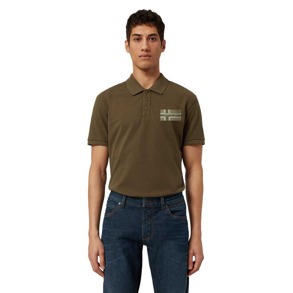 Polo uomo t-shirt manica corta maglietta cotone NAPAPIJRI Immagine del prodotto 