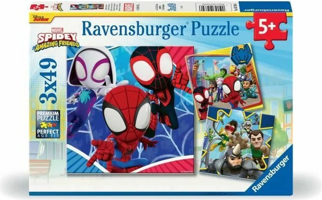 Puzzle Enfant Ravensburger Spidey Amazing Friends : Coffret Multi-Visuels
