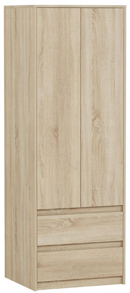 Skříň šatna 63 cm 2 dveře 2 zásuvky FRAMIRE B-6 sonoma Obrázek produktu 