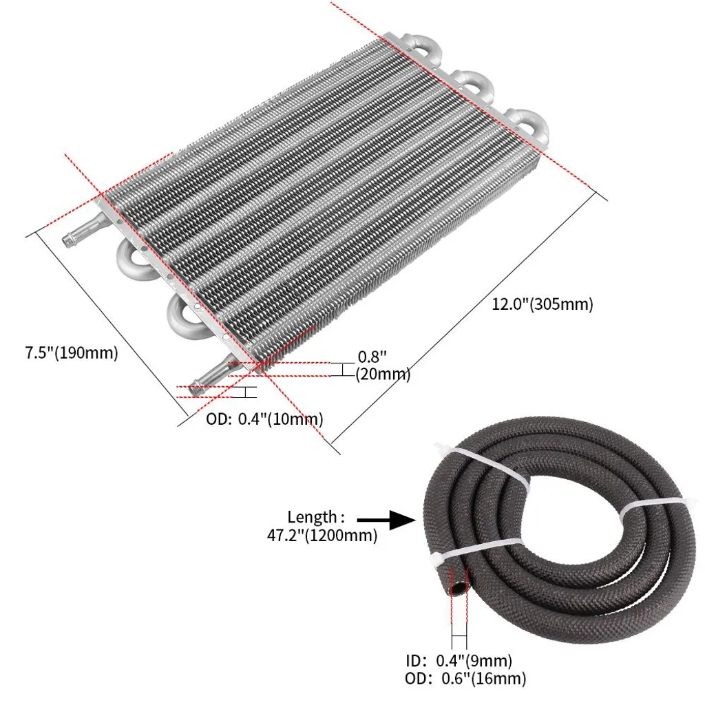 Réparez votre clim auto avec ce condenseur en aluminium 6 rangs universel
