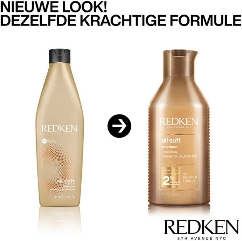 Redken All Soft Shampoo 300ml Produktbild 14