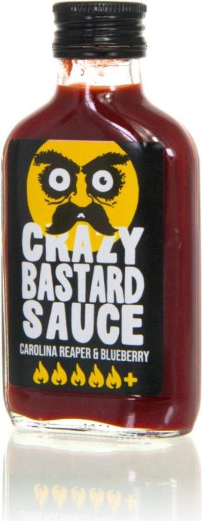 Crazy Bastard Hot Sauce - Carolina Reaper & Blueberry