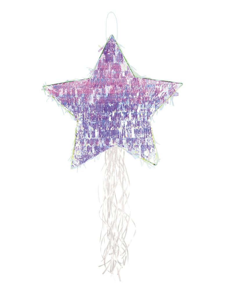Stern-Pinata lila 45cm - Einheitsgröße