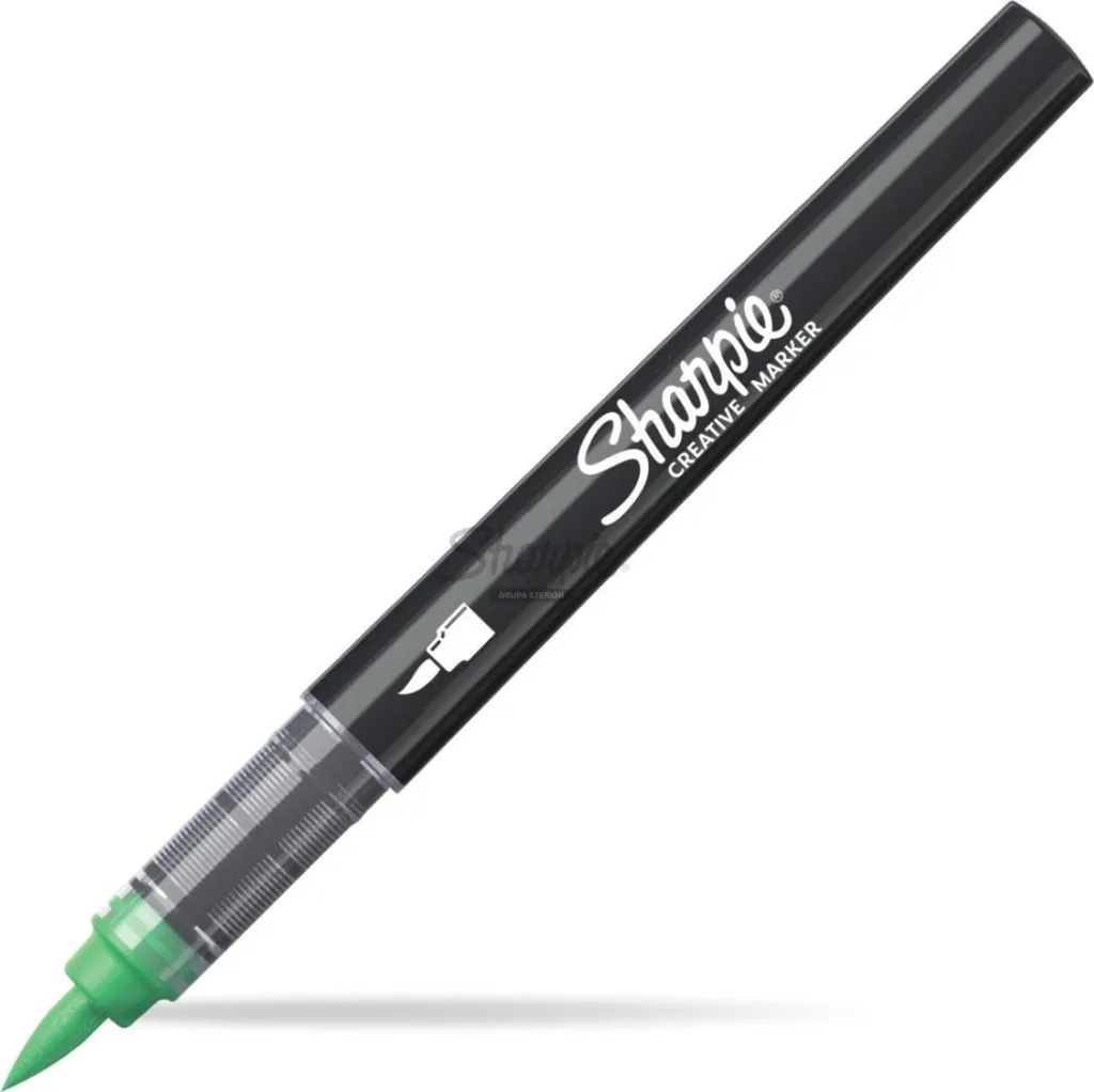 Evidenziatore Sharpie Verde Chiaro Punta Brush 2218124 - Mai Più Sbavature