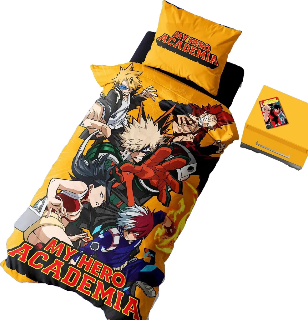 Linge de lit My Hero Academia Réversible TC738 Multicolore 140x200 cm
