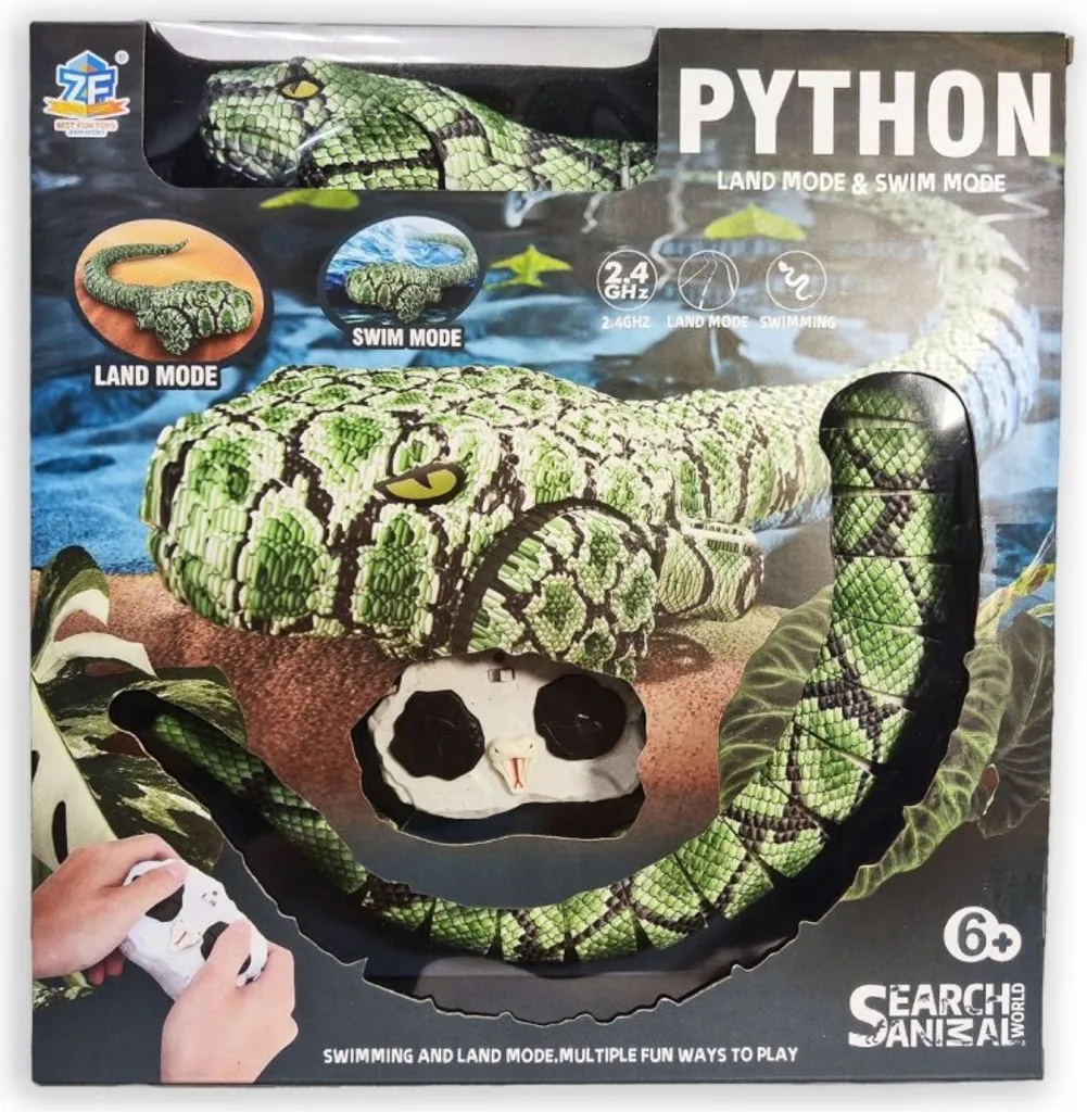 Lézard amphibie RC tout-terrain étanche pour s'amuser sur l'eau et terre