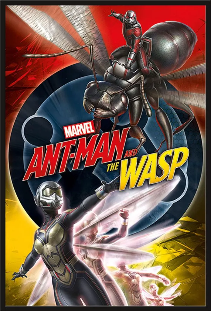 Affiche encadrée Ant-Man and The Wasp Marvel avec cadre noir Shinsuke