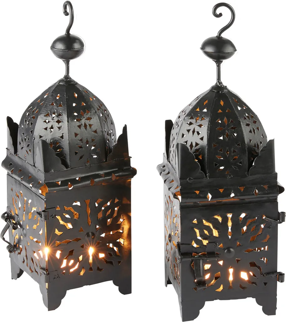 Lanternes orientales Frane 42cm : sublimez votre extérieur facilement