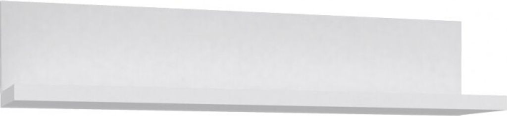 Furniture24 Hängeregal Wandregal Wandboard Snow SNWB01 Weiß