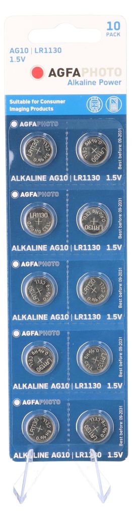 AgfaPhoto Batterie Knopfzelle LR54 V10GA 1.5V Alkaline Produktbild 