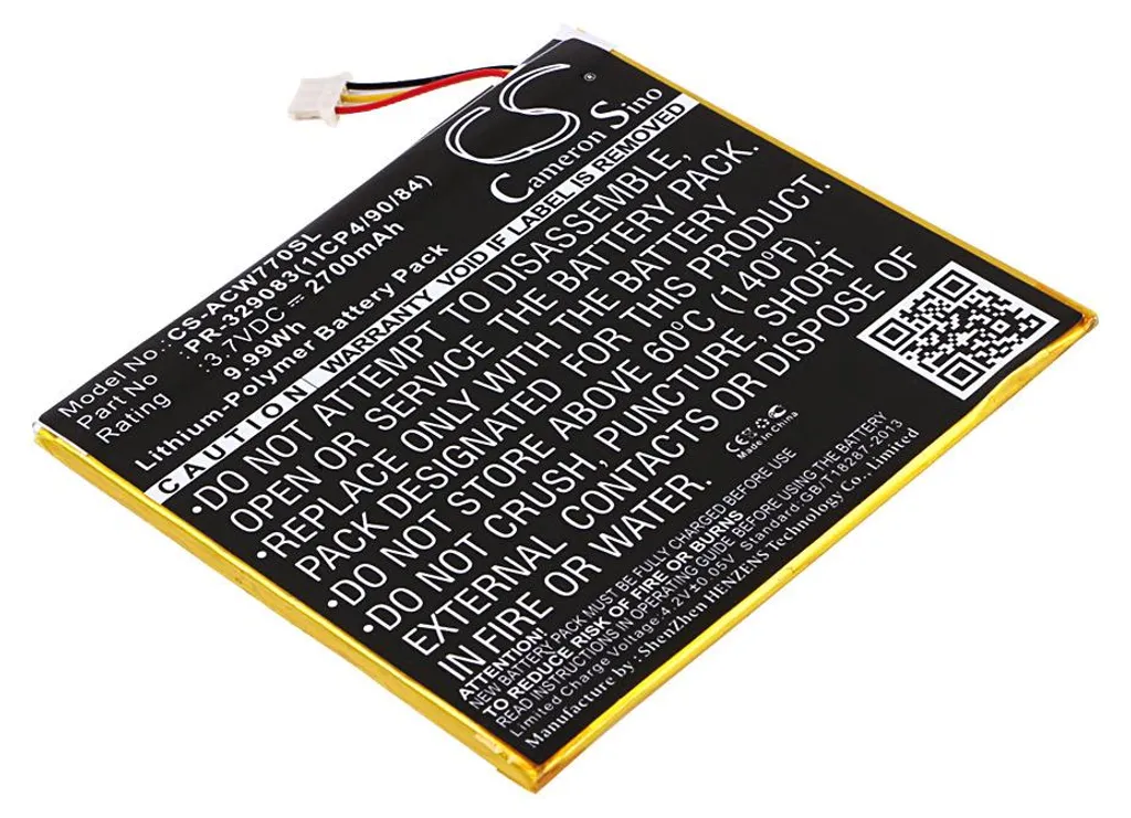 Batteria Acer Iconia One 7 B1-770 Compatibile KT.0010H.003 - Ricambio