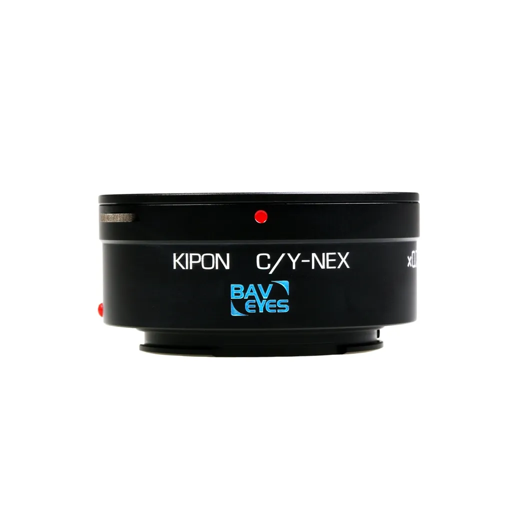 Adattatore KIPON Baveyes Contax Yashica - Riduttore 0.7x per Sony E
