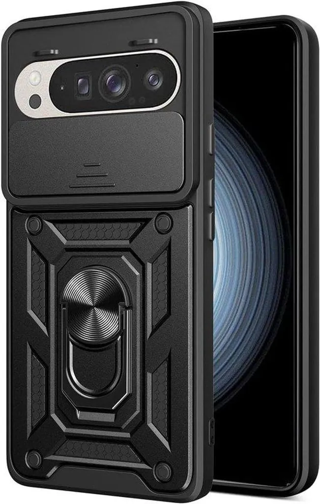 Évitez la casse de l'écran Pixel 9 Pro avec cette coque noire aimantée