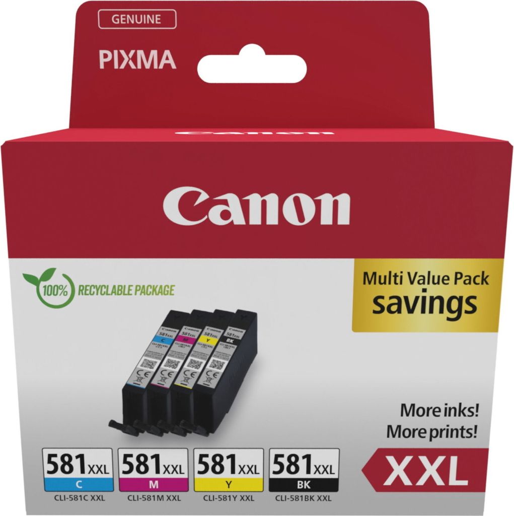 Canon CLI-581XXL BK/C/M/Y Multipack Immagine del prodotto 
