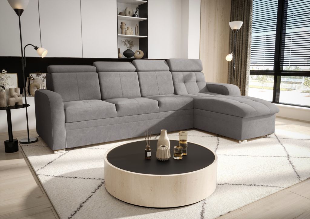 Ecksofa 315 cm Grau Kronos 15 Rechts Kongo RBN10