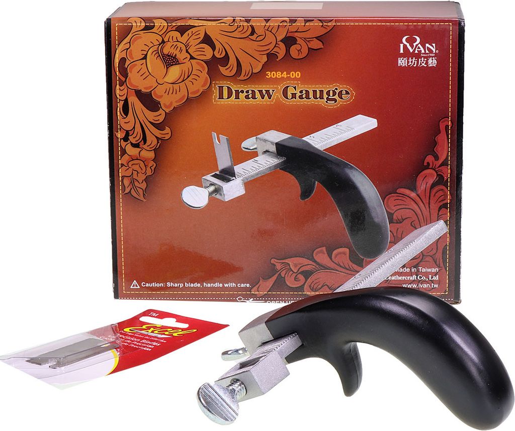 Ivan Leathercraft Professioneller Riemenschneider – Präzise Gürtel Handschneidemaschine mit Aluminiumgriff, stufenlos einstellbar bis 10 cm, in...