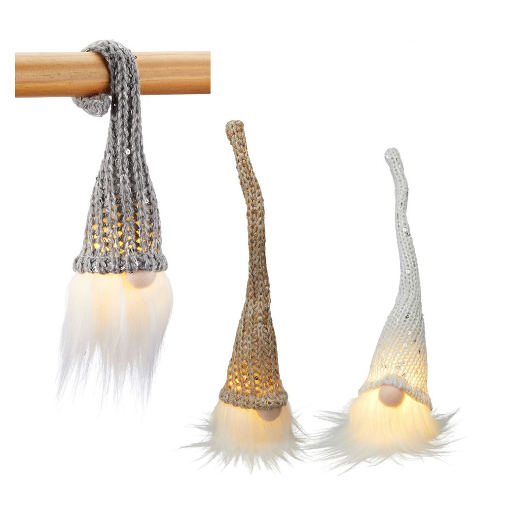 3.06 LED Secret Santa Rope - sada 3 kusov - farba: len Obrázok produktu 
