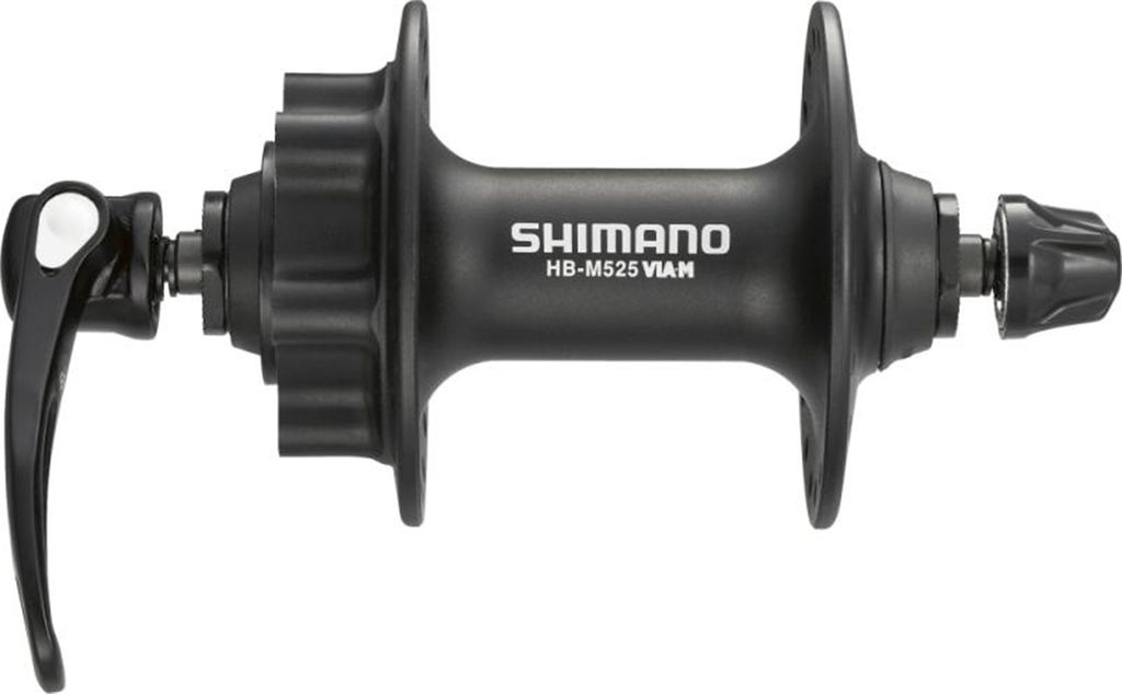 SHIMANO DEORE, Nabe HBM525, schwarz, Vorderrad, SH-EHBM525AALS