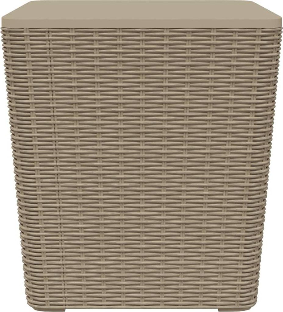 vidaXL Gartentisch mit Abnehmbarer Tischplatte Hellbraun Produktbild 