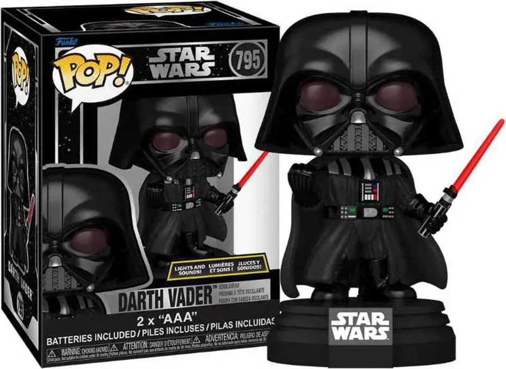 Funko Pop! Star Wars Darth Vader Figurine Vinyle de Collection Fan
