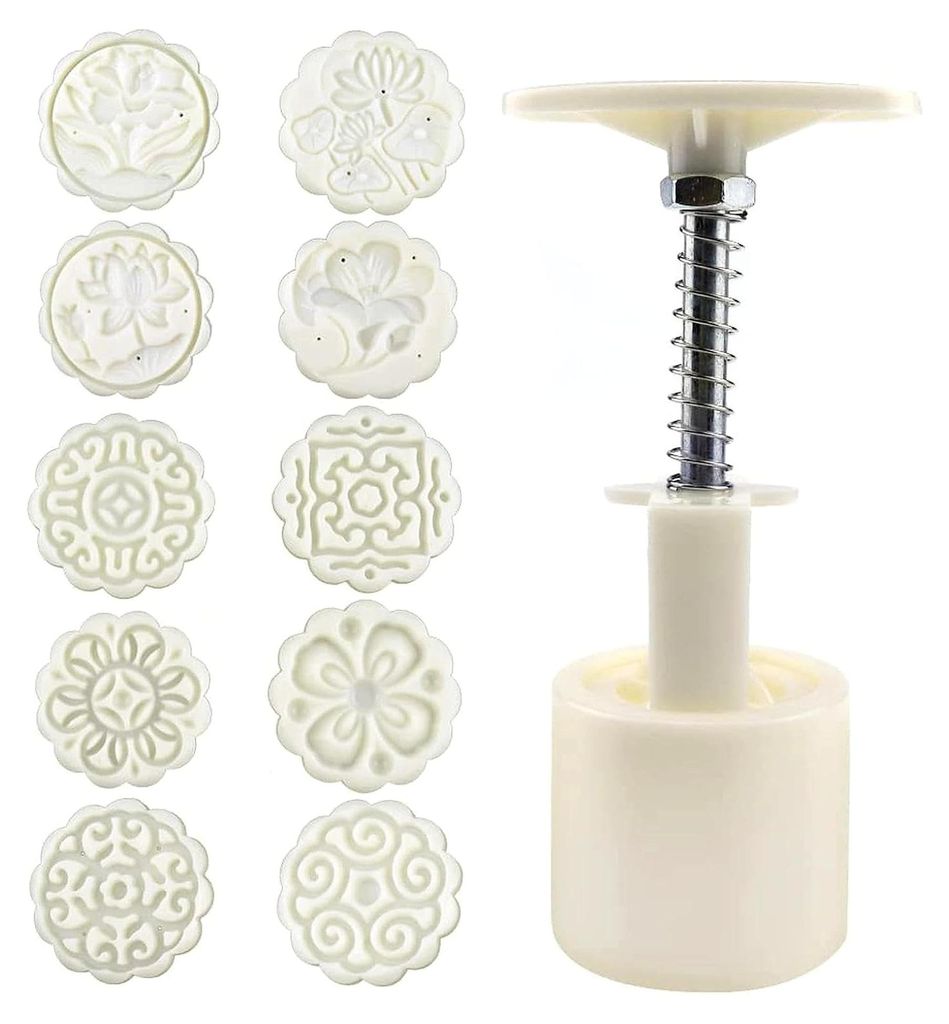 Mondkuchenform 50g Blume 3D Keksstempel für die Zubereitung von Keksen und Desserts