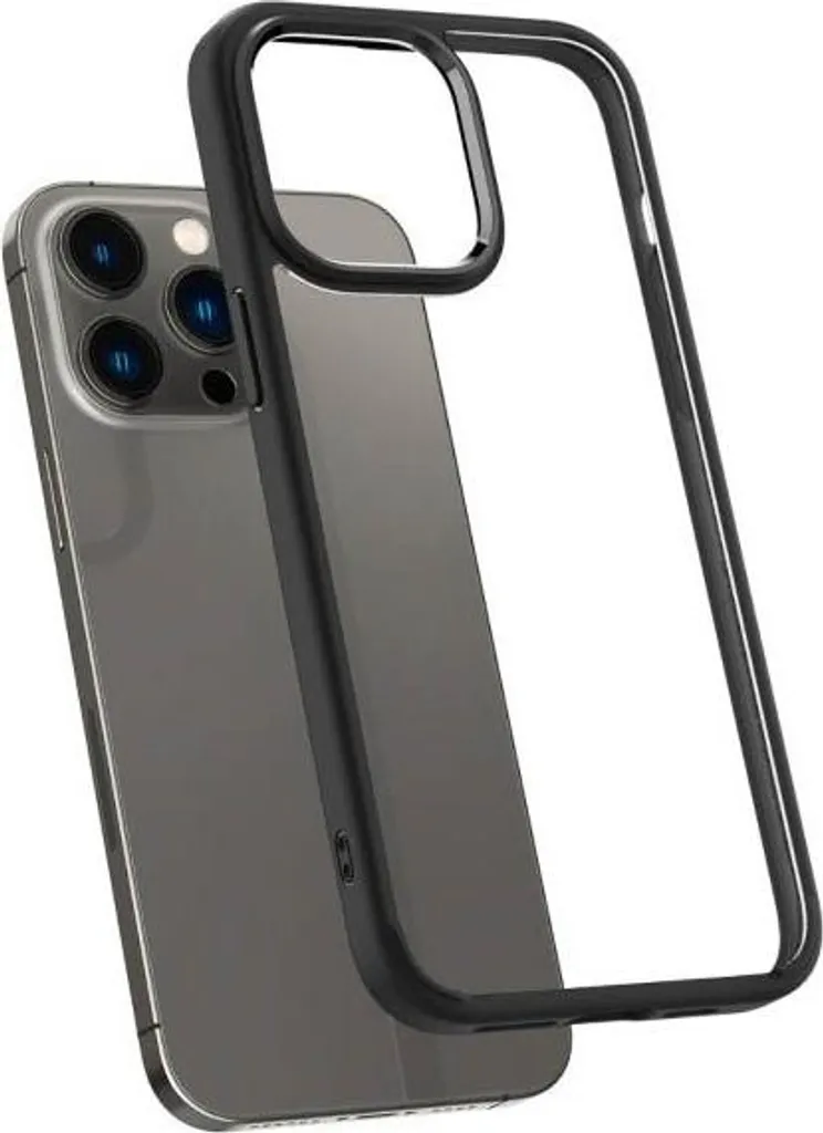 Spigen Ultra Hybrid iPhone 14 Pro Nero Opaco | Cover Militare Shockproof