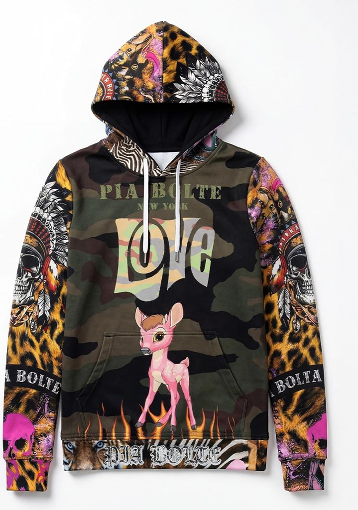 PIA BOLTEš Hoodie Bambii Tiger 4XL
