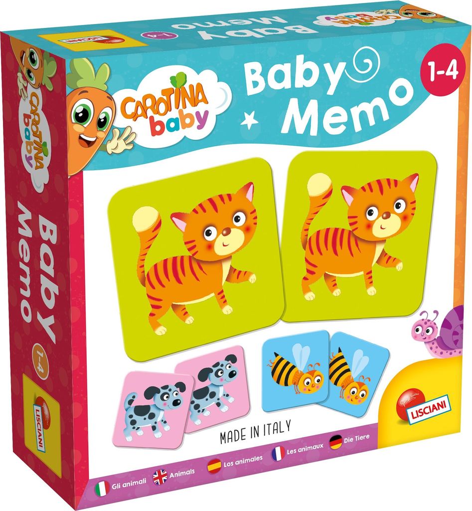 Lisciani 80045, Kartenspiel, Speicher, 1 Jahr(e) Produktbild 
