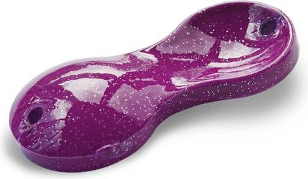 Zebco Flatty Teaser Buttlöffel (20g, 40g, 60g, 80g, 100g, 120g o.150g), Gewicht:20g, Farbe:purple-rainbow-glitter