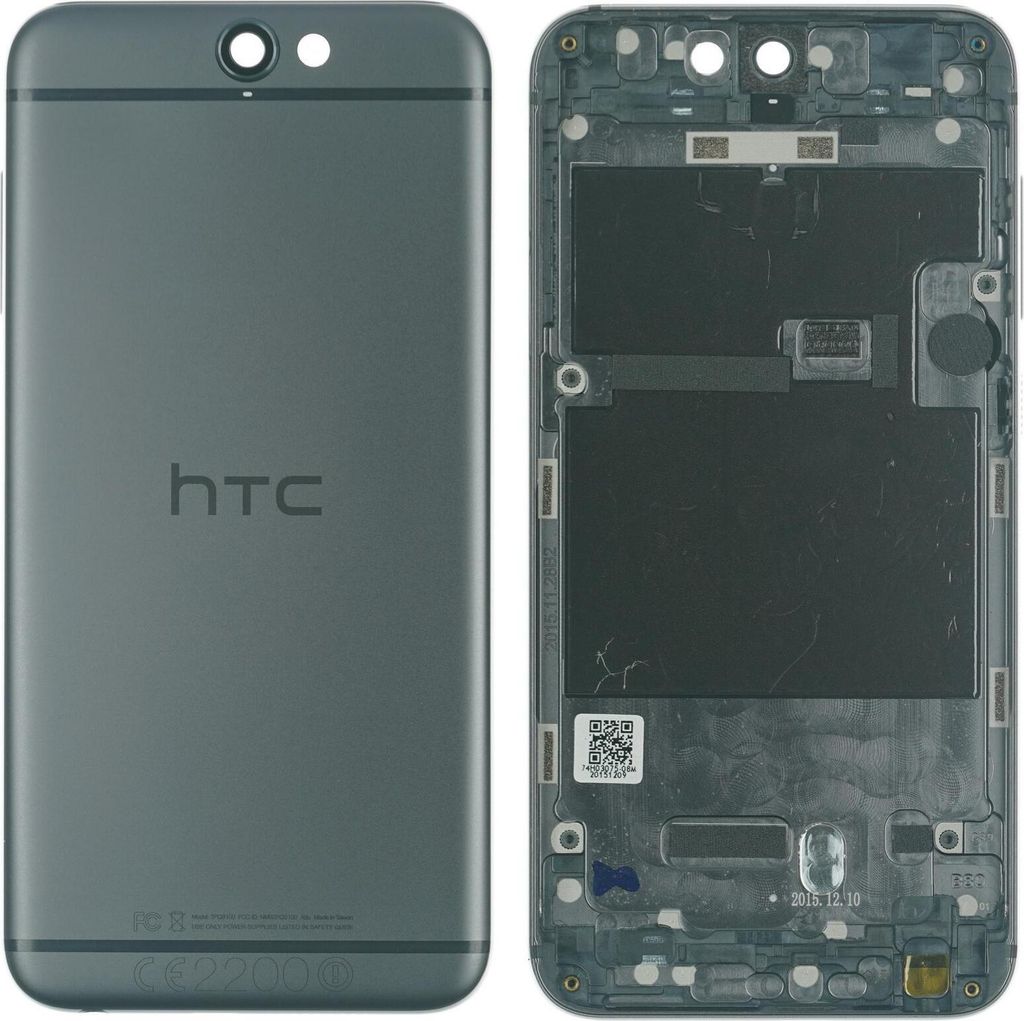 Gehäuse Rückseite für HTC ONE A9, Schwarz
