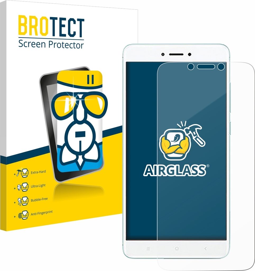 BROTECT Schutzglas für Xiaomi Redmi 4X Schutzfolie Panzer Folie Glas Display Schutz klar