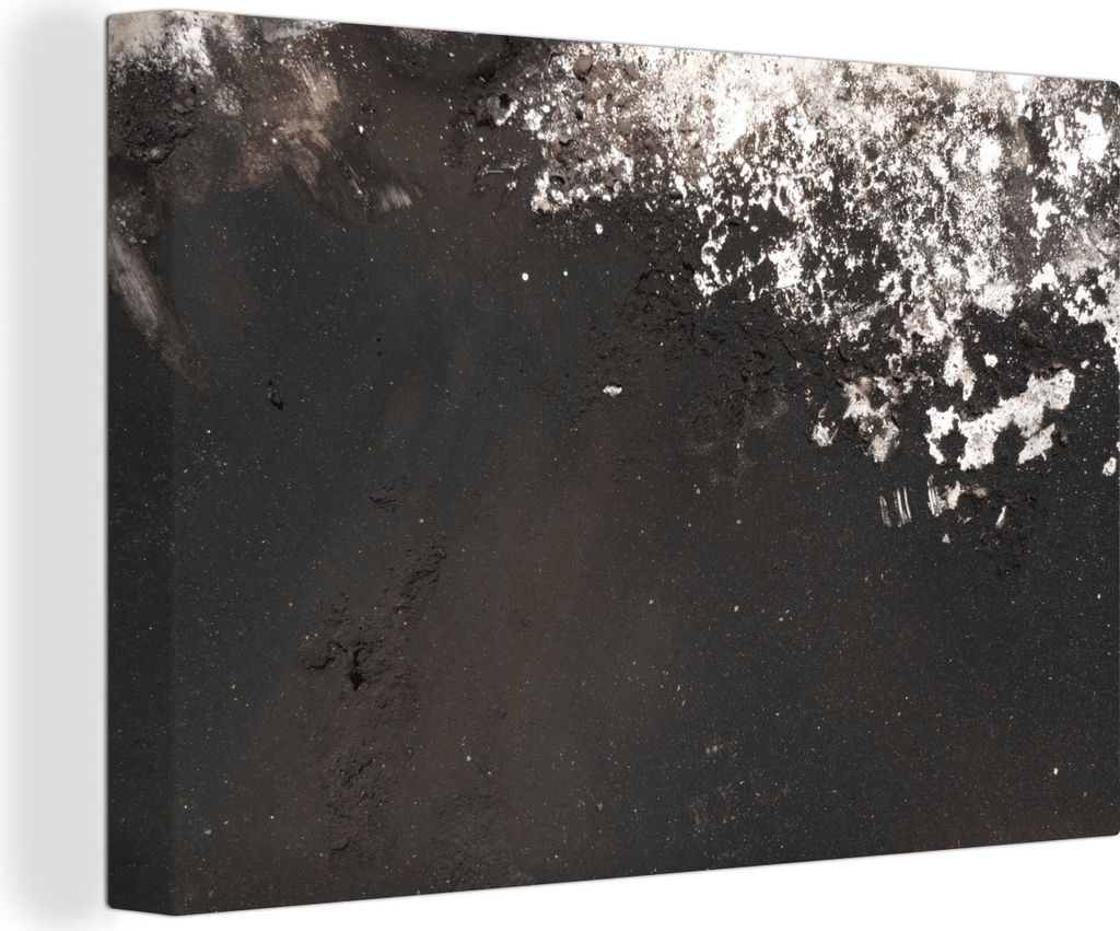 OneMillionCanvasses - Leinwandbilder - 150x100 cm, Metall - Silber - Rost, Wandbilder Kunstdruck Wanddekoration - Foto auf Leinwand - Gemälde au...