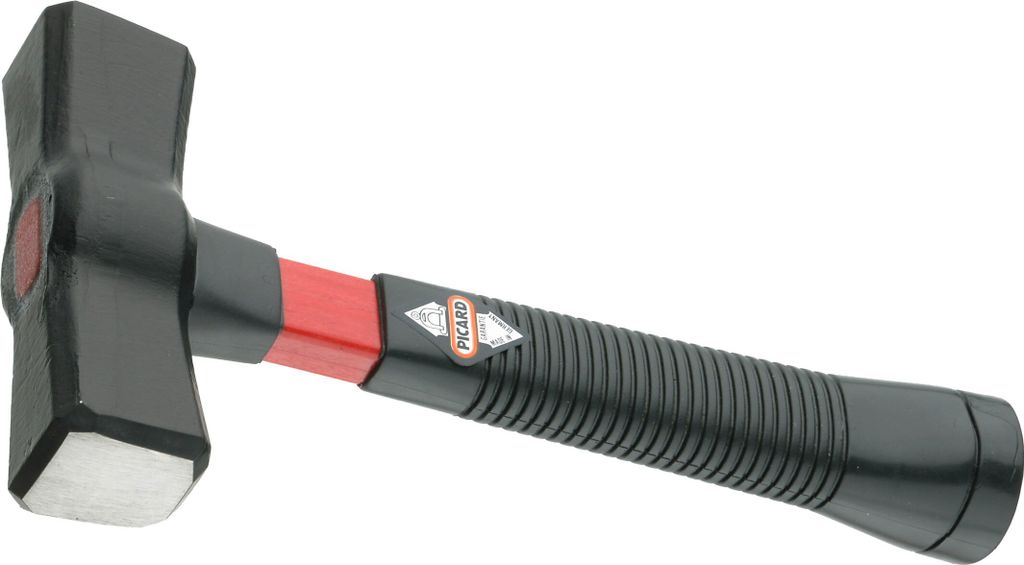 Picard Fäustel, spanischer Form mit Fiberglasstiel 1500g Kopfgewicht | Steinmetz- und Steinbildhauerhandwerk | spanische Form