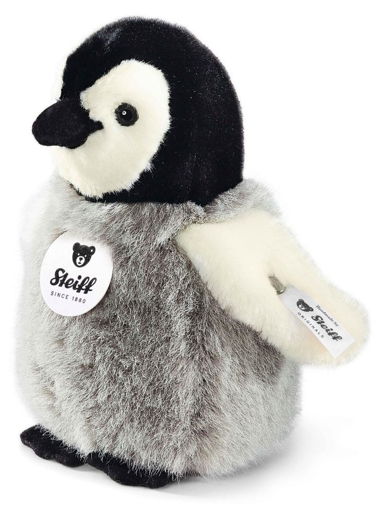 Steiff Flaps Pinguin 16 grau/weiss stehemd 057144 Produktbild 
