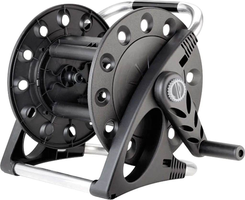 Enrouleur Claber 8887 robuste avec tuyau 20m 1/2 pouce anti-torsion