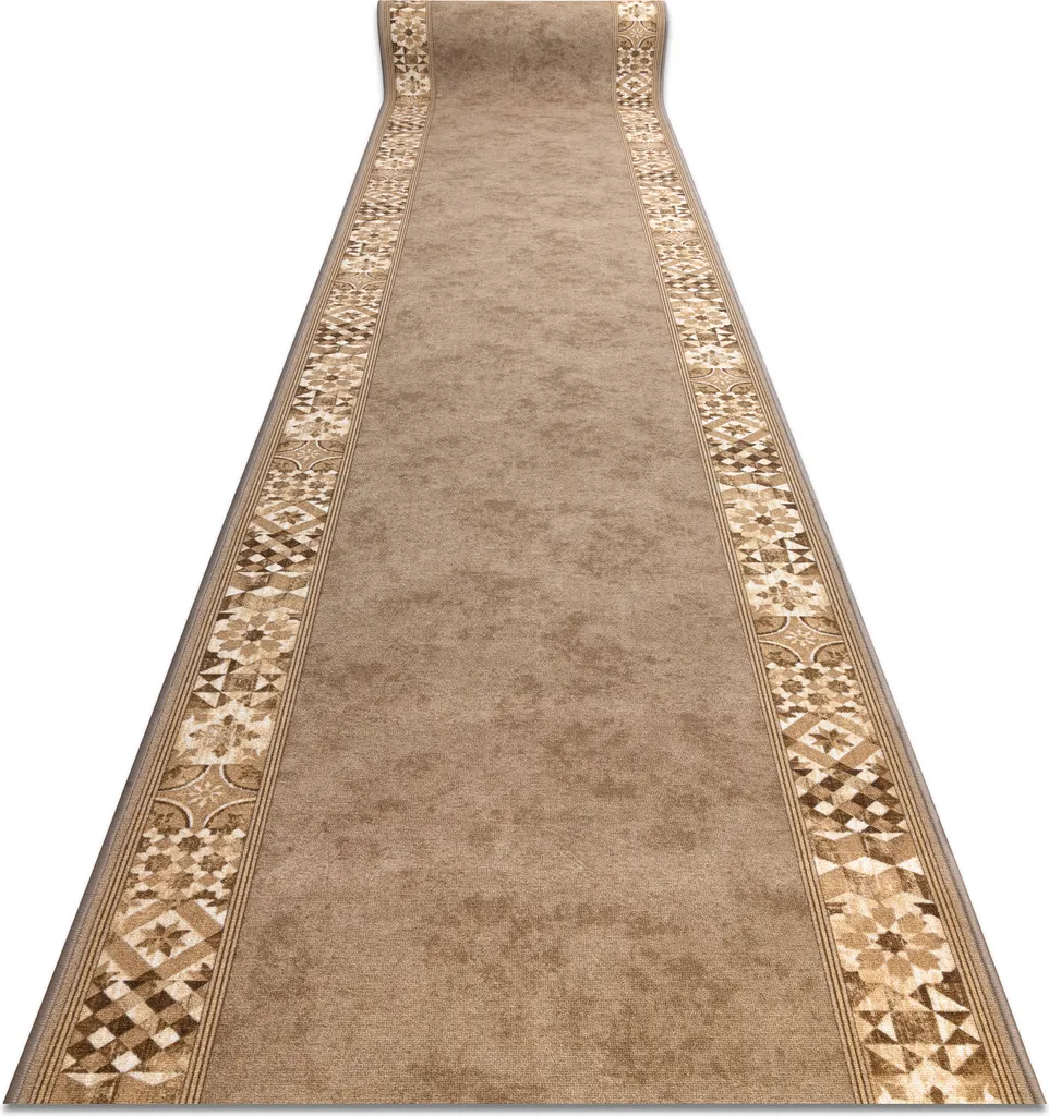 Tapis de Course Insonorisant 100x100 cm Beige Antidérapant pour Appartement