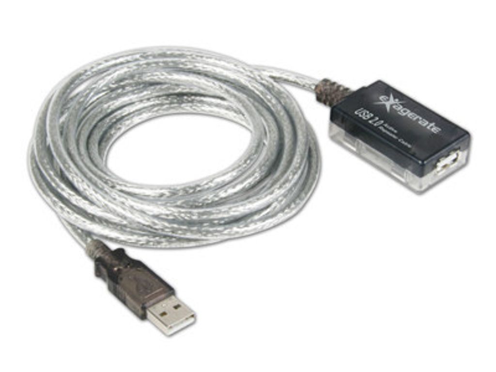 Hamlet USB 2.0 Verlängerung 5 Meter Aktiver Repeater XUREP5 480 Mbit/s