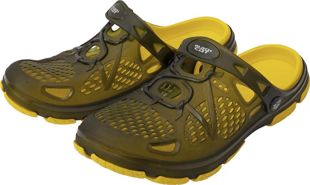 Black Cat Cat Clogs Unisex (Black/Yellow) Größe 45 Produktbild 