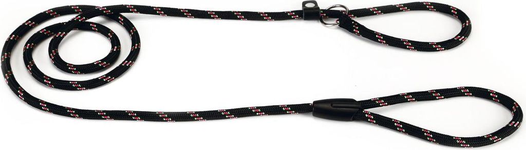 Beeztees - Hundeleine - Vorführleine - schwarz - 170 cm x 8 mm